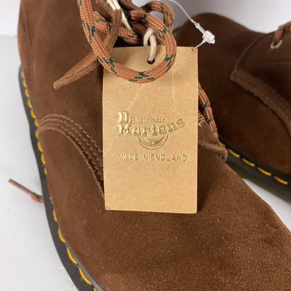 Dr. Martens Repello Calf Suede Boots Men's Size 13 Brown Tan NIB NEW - Picture 10 of 14